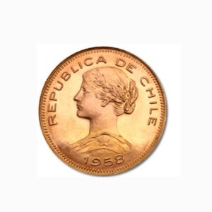 Moneda de Oro 22 Kts. Chileno 10 Cóndores