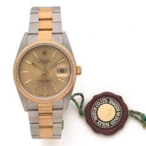 Reloj Rolex clásico caballero combinado