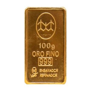 Lingote de oro 100 gramos Banco Ciudad