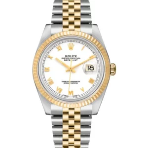 Reloj Rolex dama combinado oro y cristal Referencia 16233