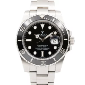 Reloj Rolex Submariner Fondo negro. Referencia 116610